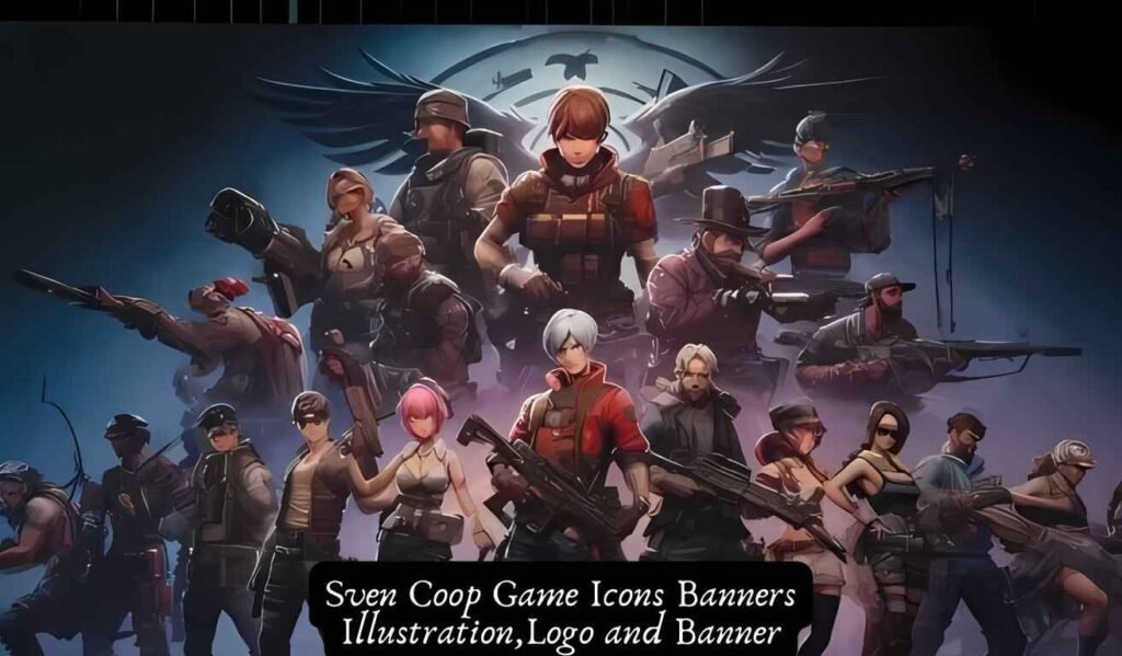 Sven Coop Game Icons Banners Illustration,Logo and Banner